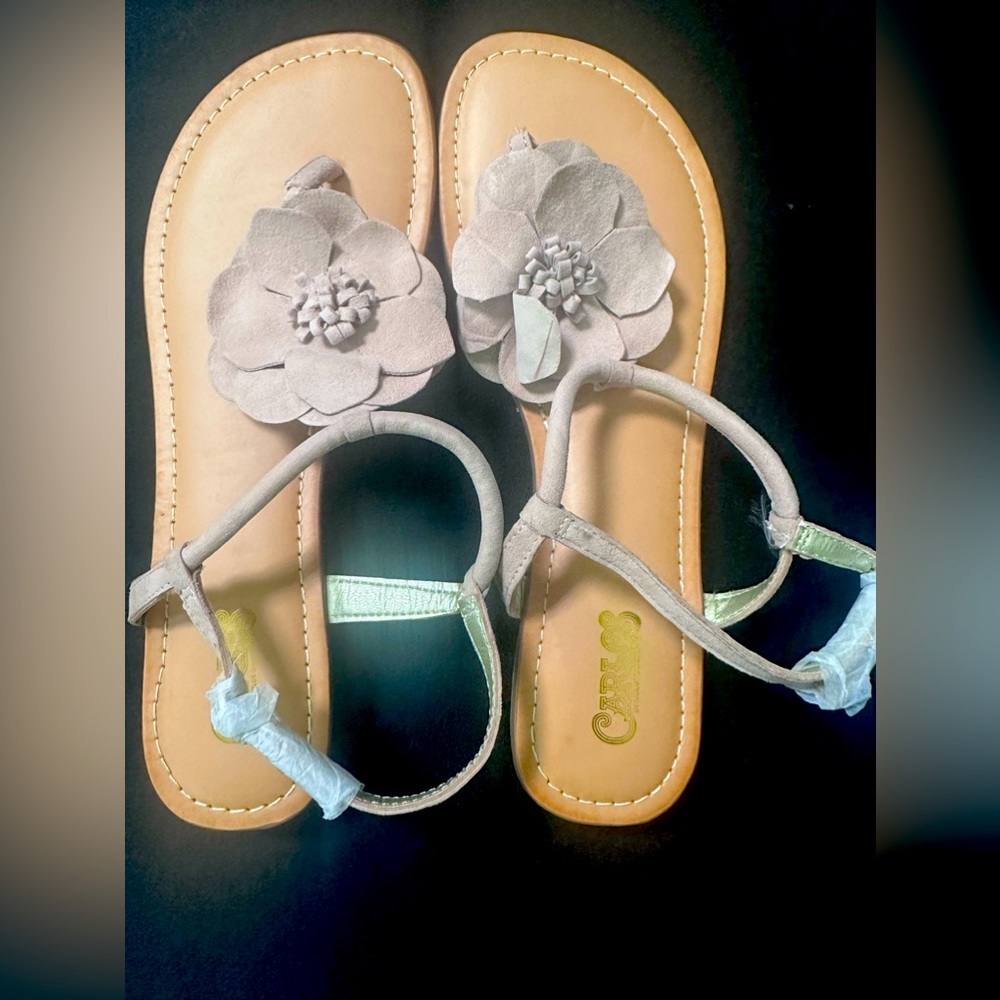 Brand new Carlos brand sandals size 8.5 womens